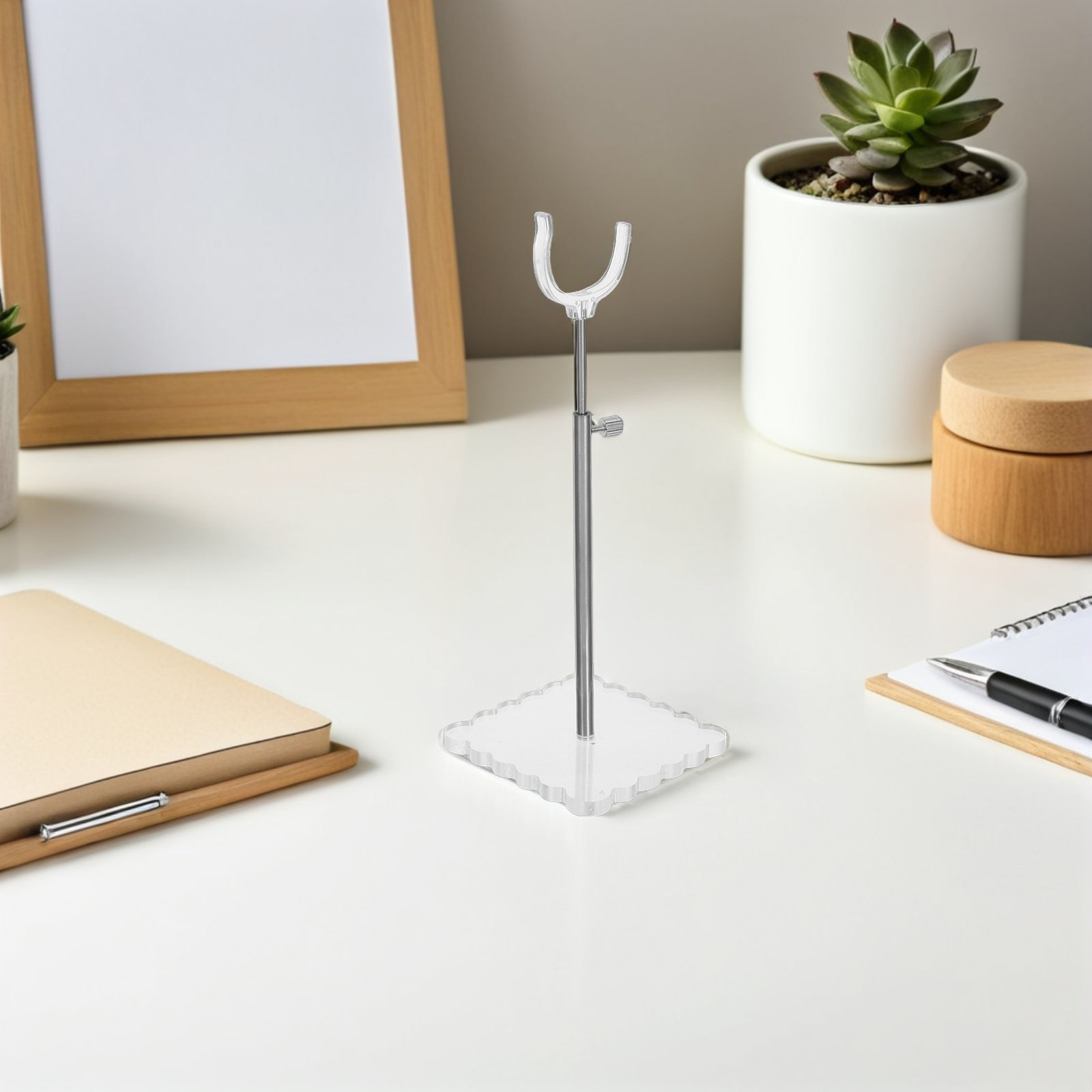 Tablet Stand Adjustable - Heavy Duty Adjustable Display Stand for