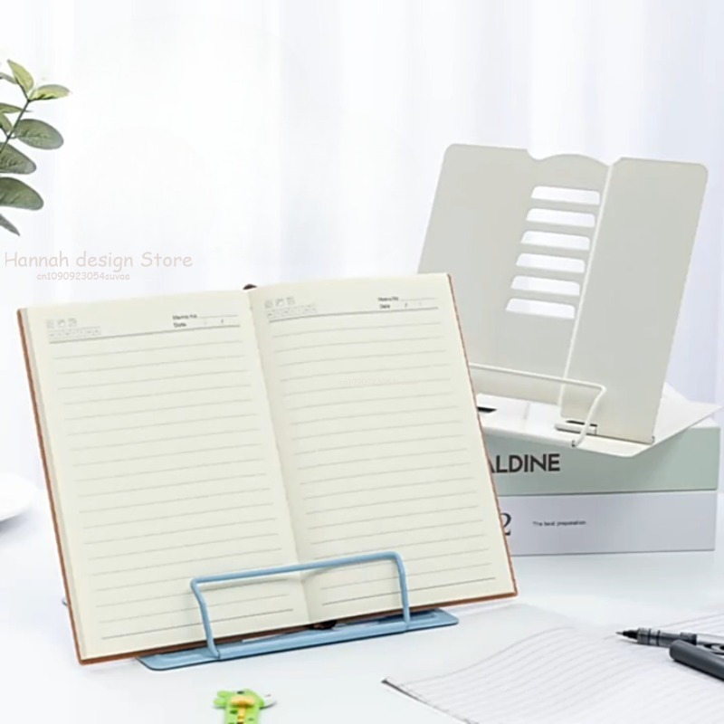 Tablet Stand Adjustable - Metal Adjustable Portable Reading Book Holder