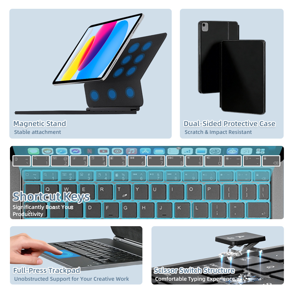 2026 Magic Keyboard with Bluet - Tablet Ipad Accessories avaliação e preço