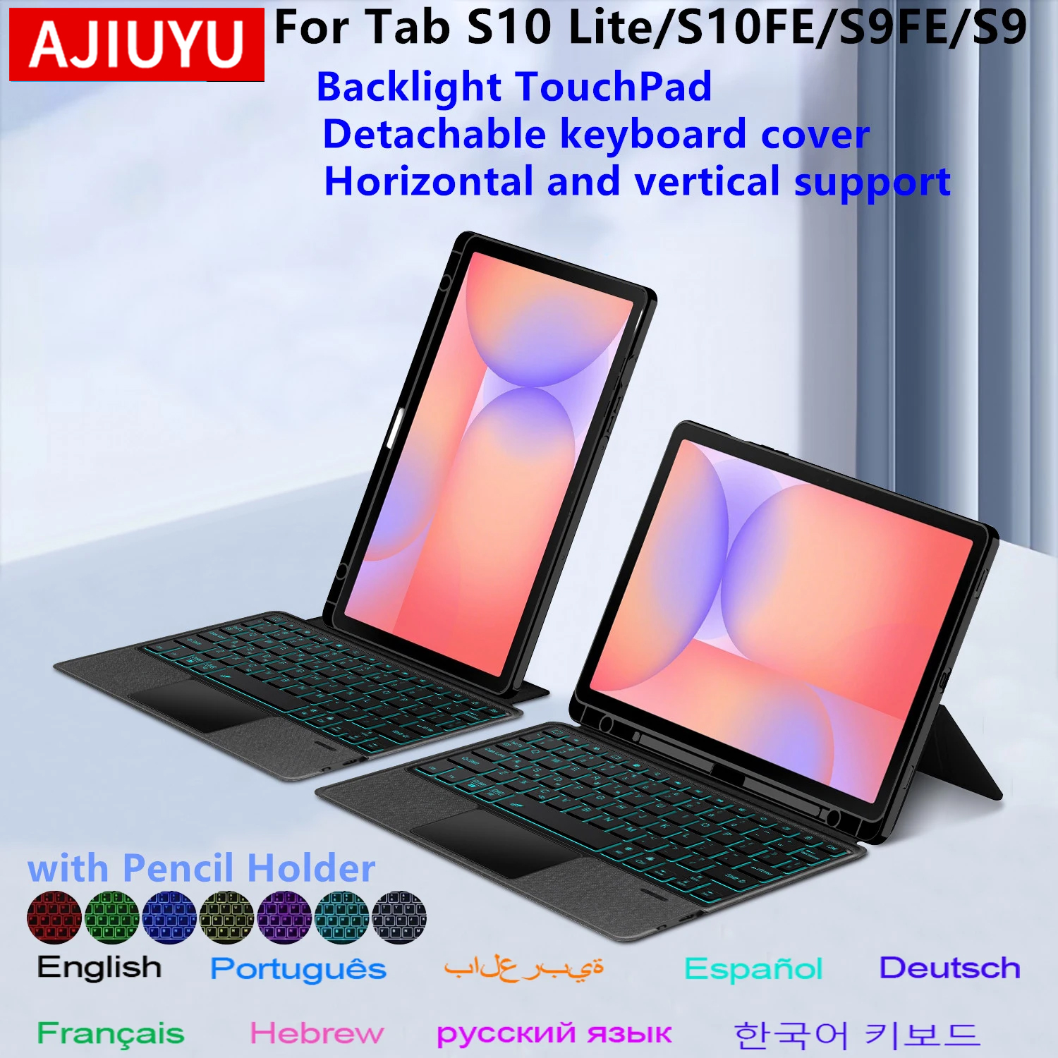 Detachable Magic Keyboard Case - Tablet Accessories For Samsung avaliação e preço