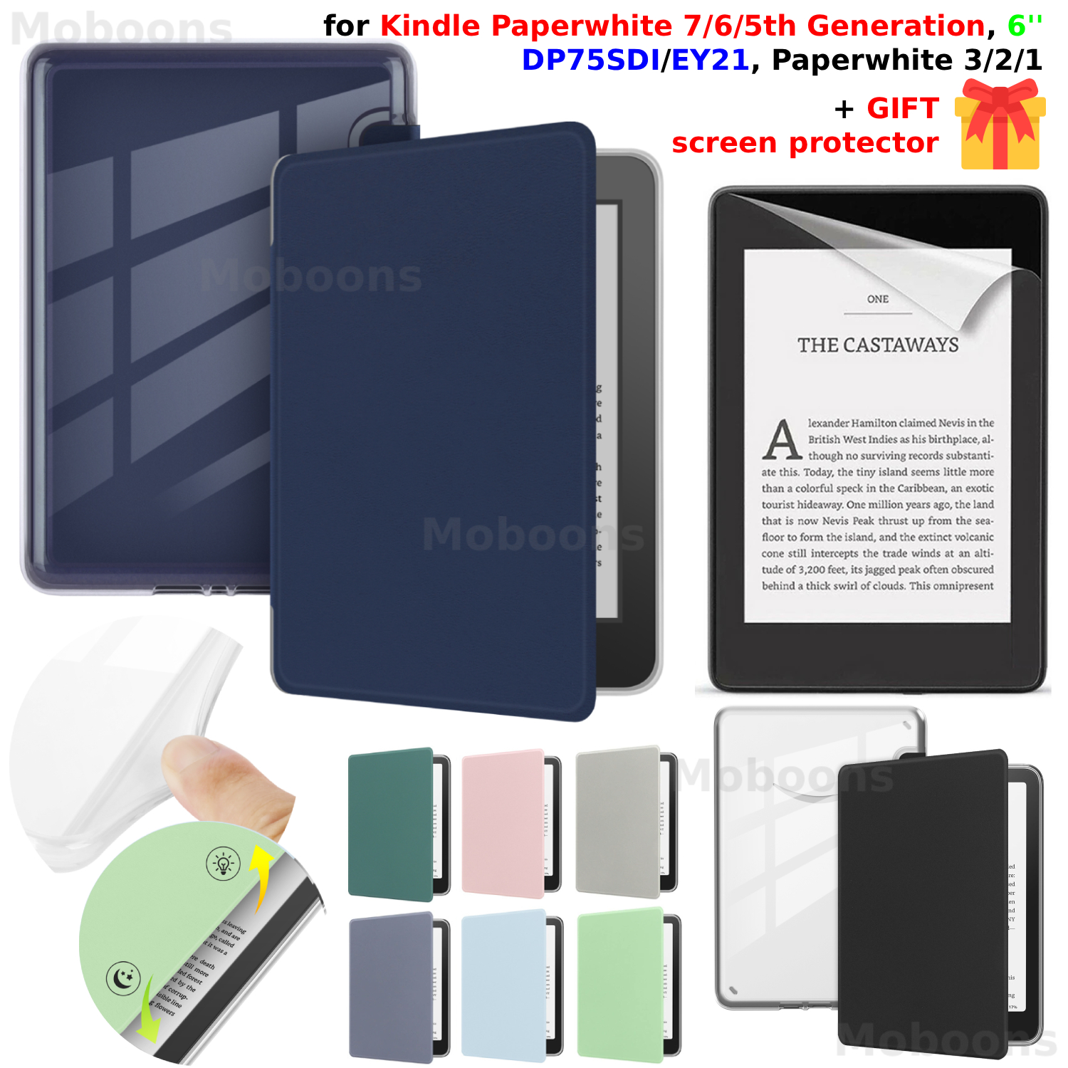For Kindle Paperwhite 7/6/5th  - Kindle Tablet Accessories avaliação e preço