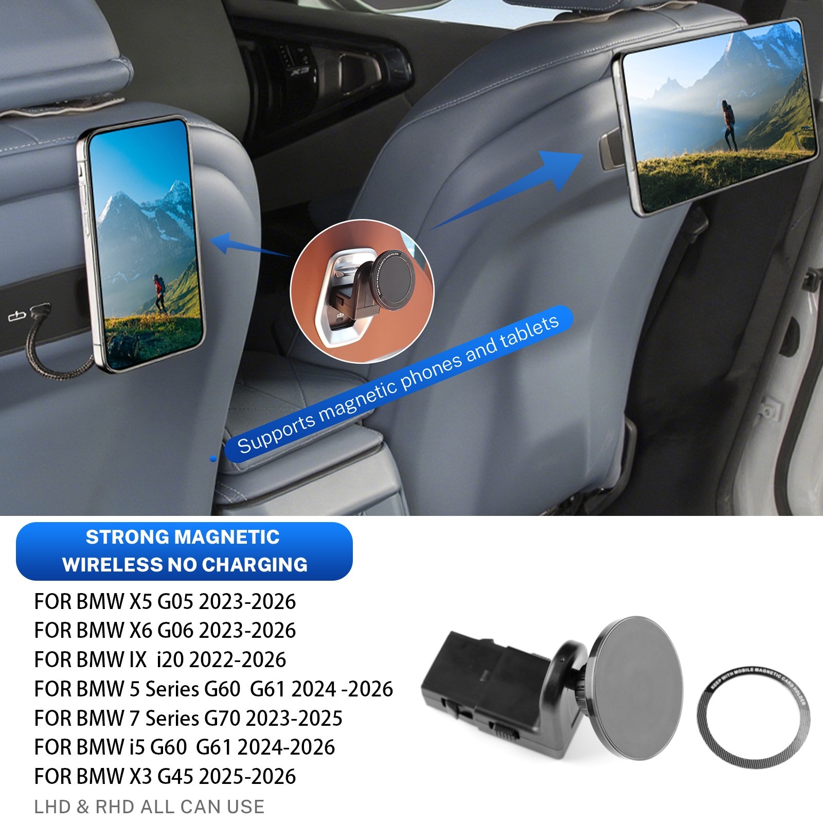For BMW Series Car Seat Magnet - Bmw Accessories Tablet Holder avaliação e preço
