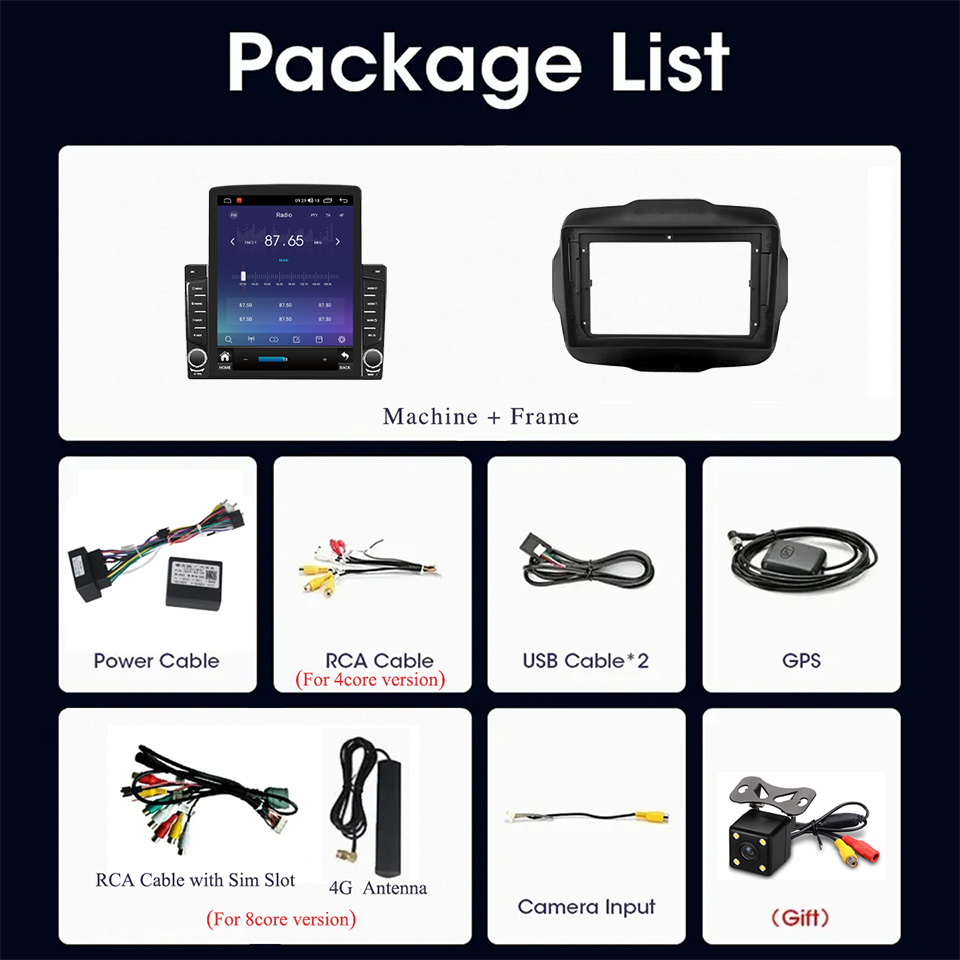 8G+128G Android 14 For Jeep Re - Tablet Danish Mobile & Accessories Faisalabad avaliação e preço