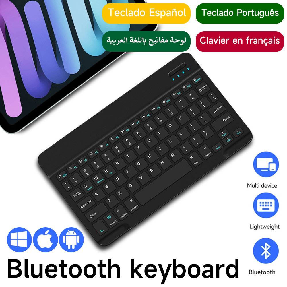 Bluetooth Keyboard for IOS And - Tablet Accessories For Samsung avaliação e preço