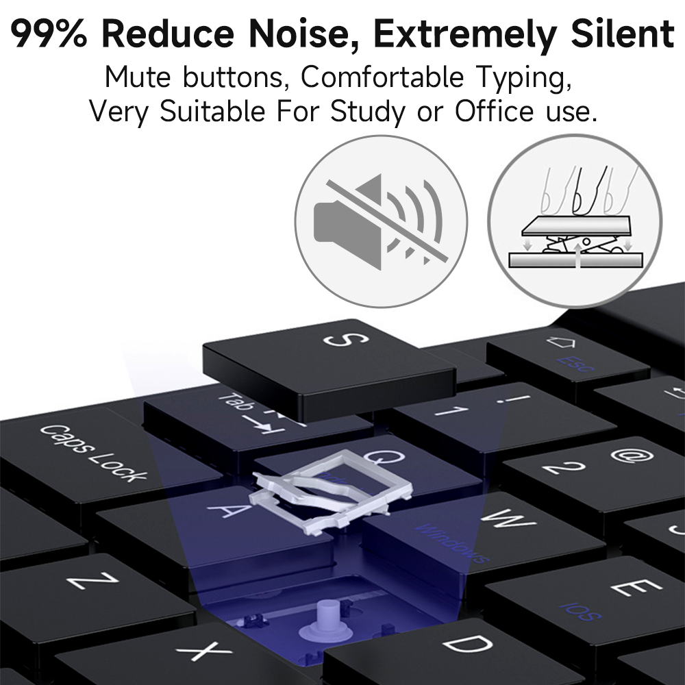 Bluetooth Keyboard for IOS And - Tablet Accessories For Samsung avaliação e preço