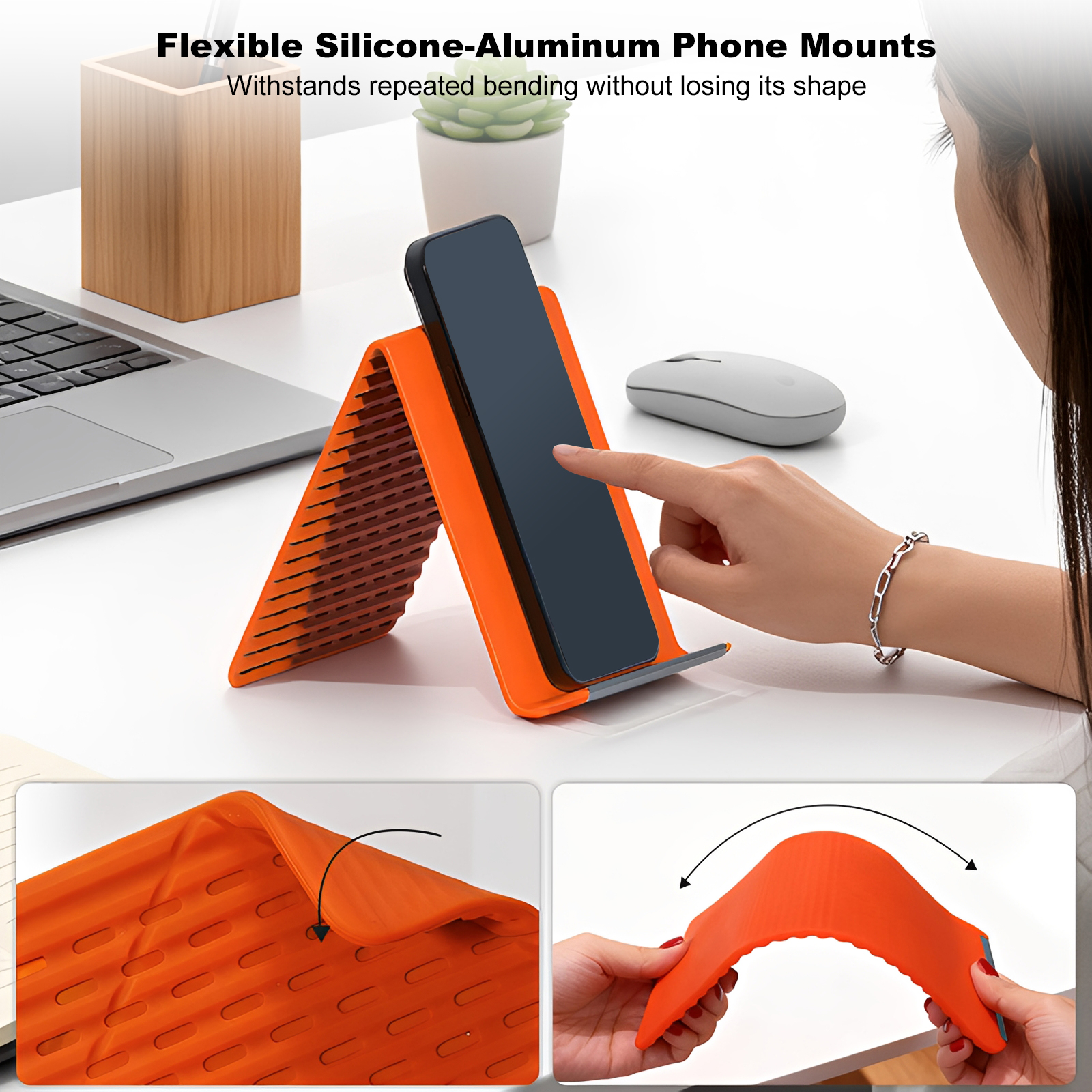 Silicone Adjustable Angle Phon - Tablet Stand Adjustable avaliação e preço