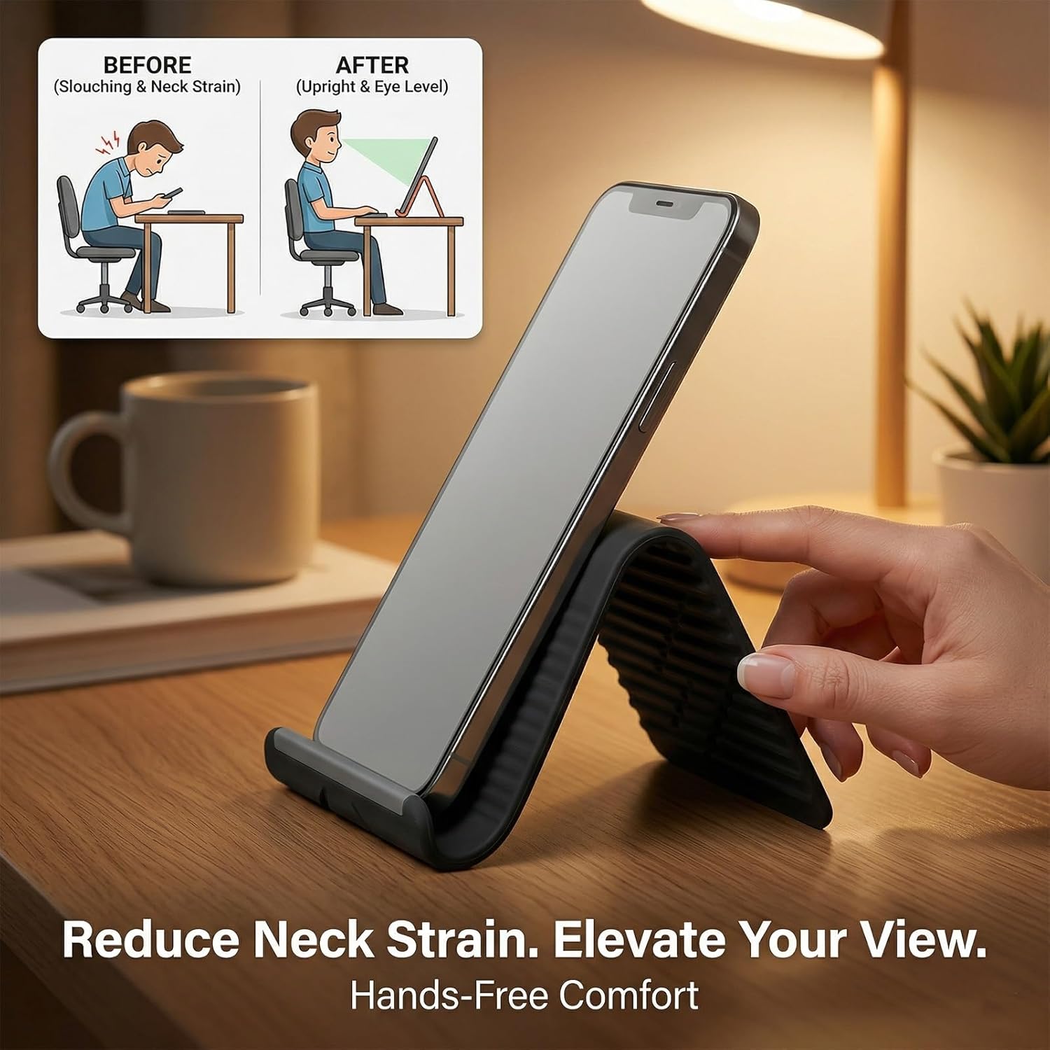 Lazy Portable Phone Stand Sili - Tablet Holder Accessories avaliação e preço