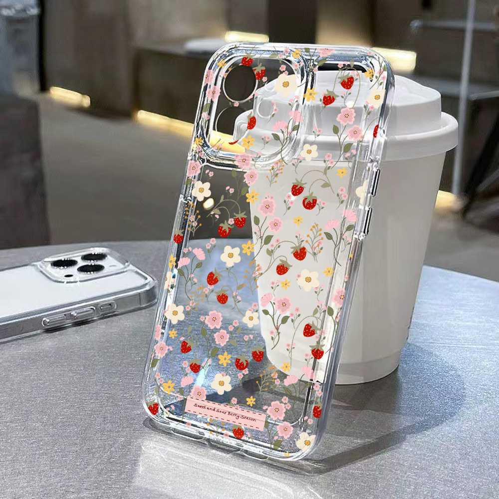 Aesthetic Floral Case For iPho - Tablet Accessories Aesthetic avaliação e preço