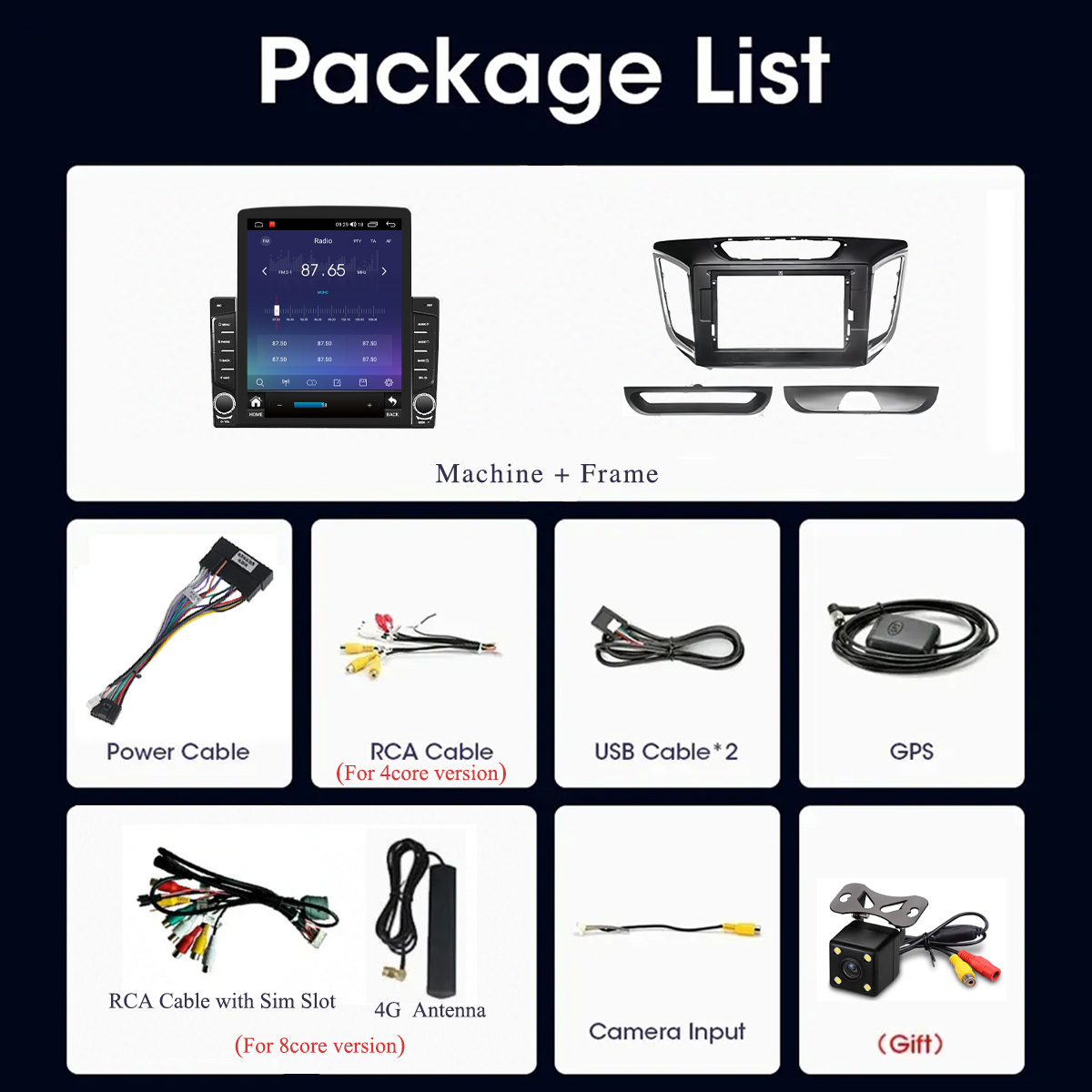 8G+128G Android 14 For Hyundai - Tablet Danish Mobile & Accessories Faisalabad avaliação e preço