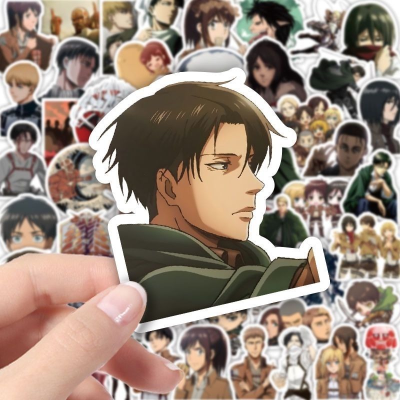 60Pcs Attack on Titan Anime St - Tablet Accessories Aesthetic avaliação e preço