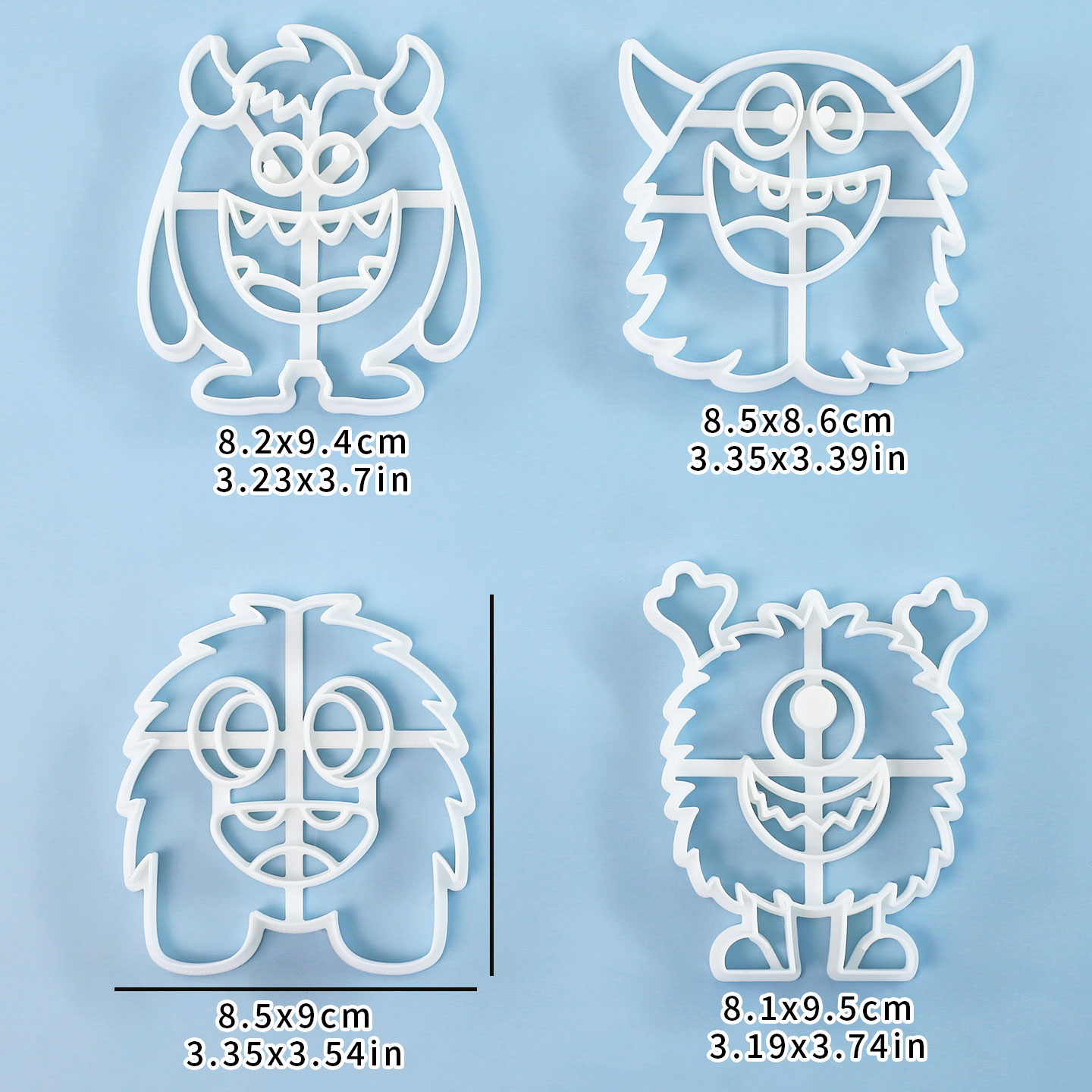 1 Pc/4 Pcs Large Monster Cooki - Tablet Accessories Aesthetic avaliação e preço