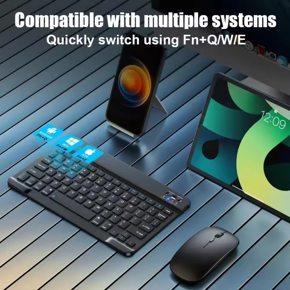 Bluetooth Wireless Keyboard Mo - Tablet Ipad Accessories avaliação e preço