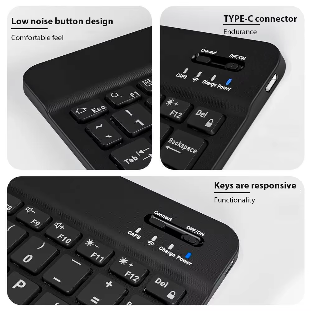Bluetooth Wireless Keyboard Mo - Tablet Ipad Accessories avaliação e preço