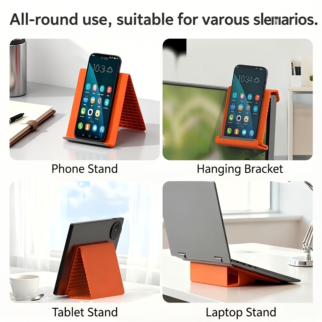 Portable Foldable Silicone Pho - Tablet Stand Adjustable avaliação e preço