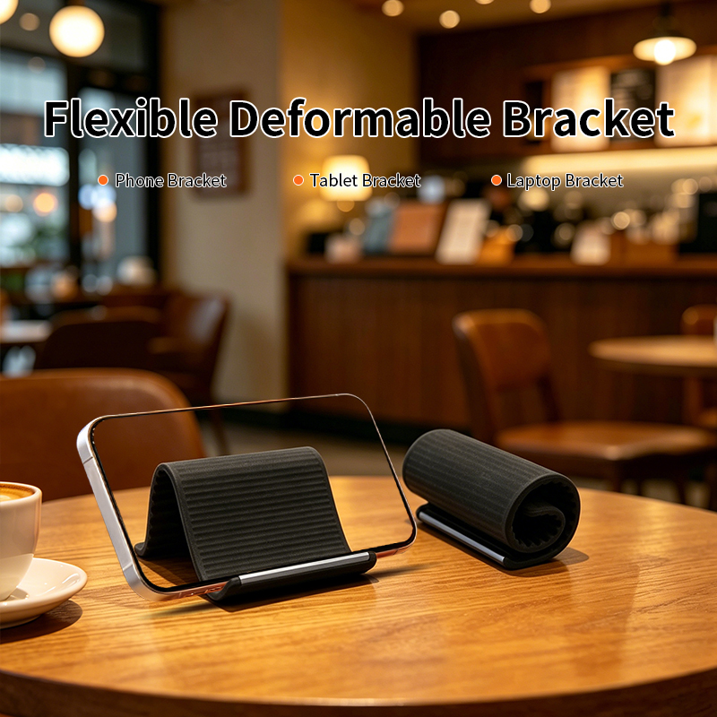 Portable Foldable Silicone Pho - Tablet Stand Adjustable avaliação e preço