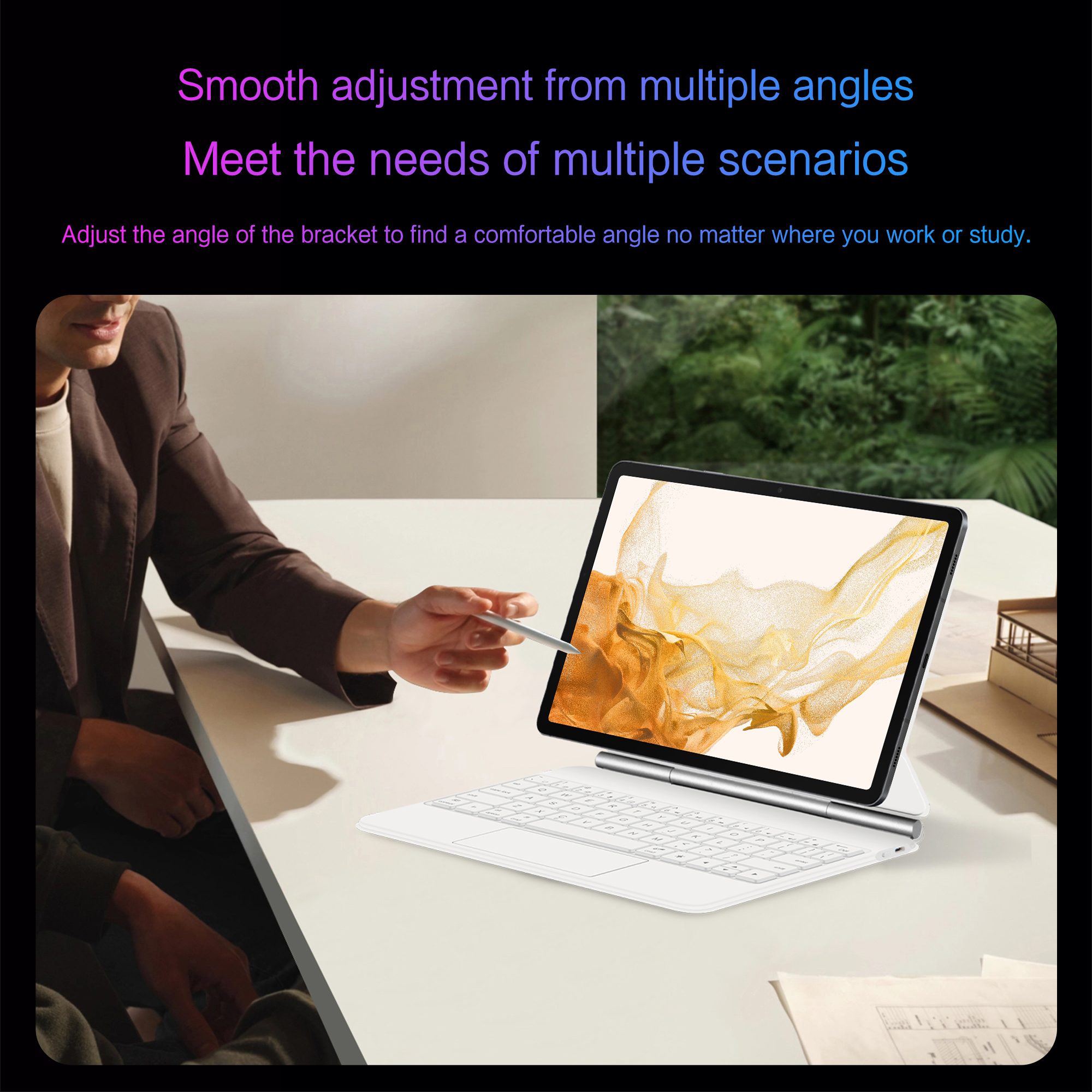 LFOIQN Magic Keyboard for Sams - Tablet Accessories For Samsung avaliação e preço