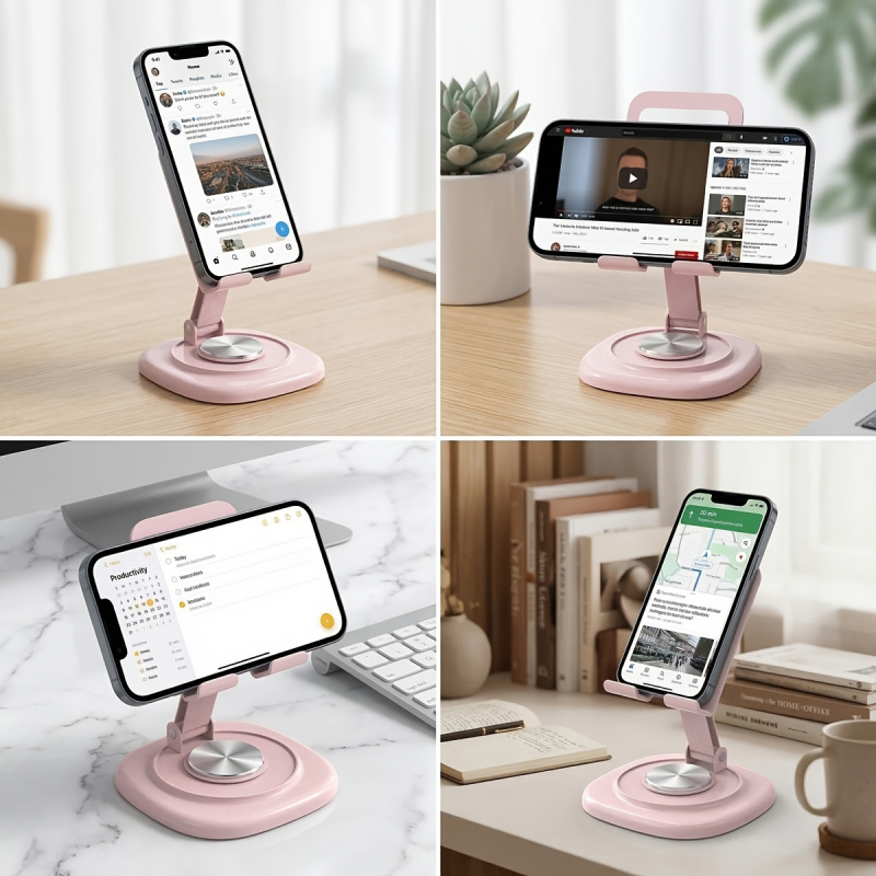 Macaron Desktop Metal Rotating - Tablet Stand Adjustable avaliação e preço