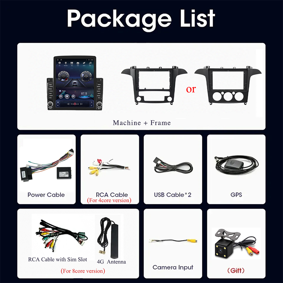 Android 14 8G+128G Car Radio F - Tablet Danish Mobile & Accessories Faisalabad avaliação e preço