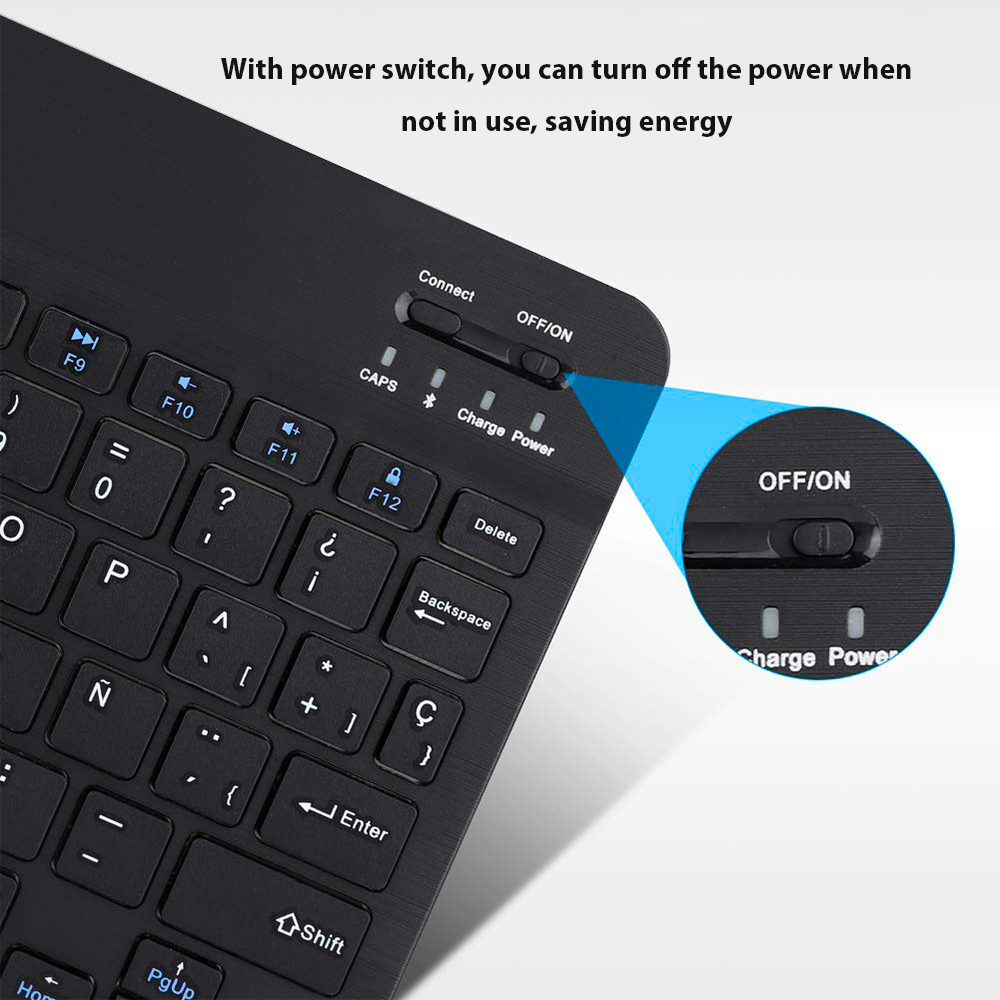 Bluetooth Wireless Keyboard Fo - Tablet Ipad Accessories avaliação e preço