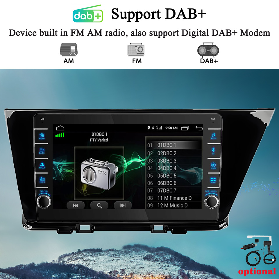8G+128G Android14 Carplay Auto - Tablet Danish Mobile & Accessories Faisalabad avaliação e preço
