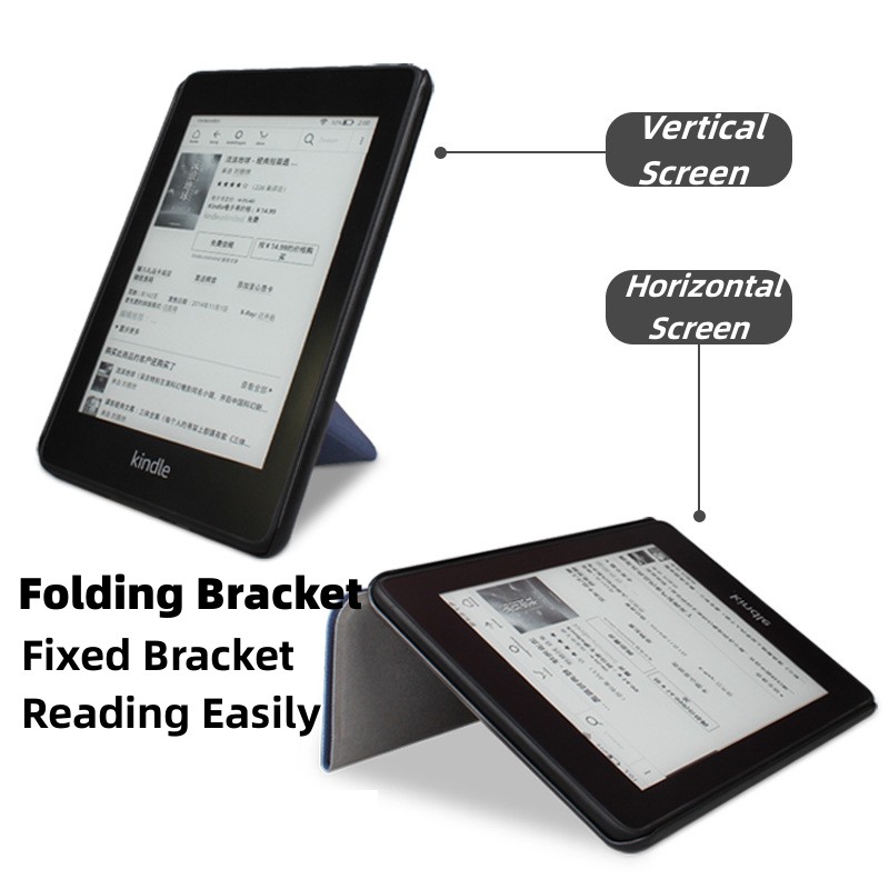 Folding Bracket Leather Kindle - Kindle Tablet Accessories avaliação e preço