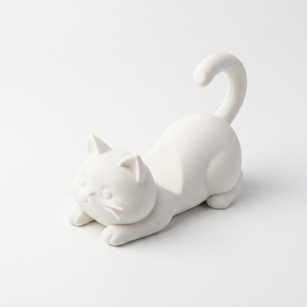 3D Printed Cat Figurine Device - Tablet Holder Accessories avaliação e preço